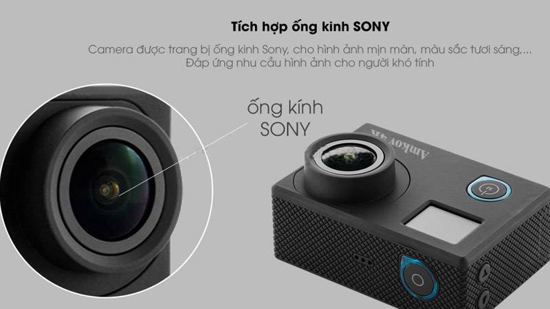 Ống kính Sony giúp hình ảnh được chân thực, sắc nét